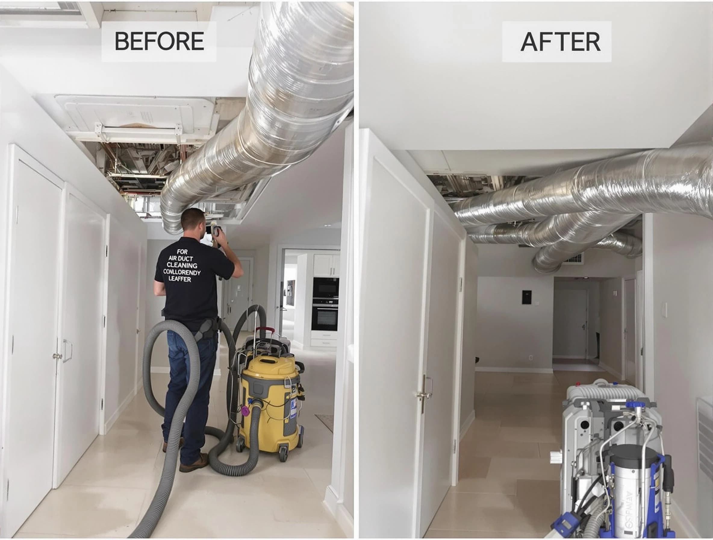 South Fayette Air Duct Cleaning professional performing thorough air duct cleaning in South Fayette