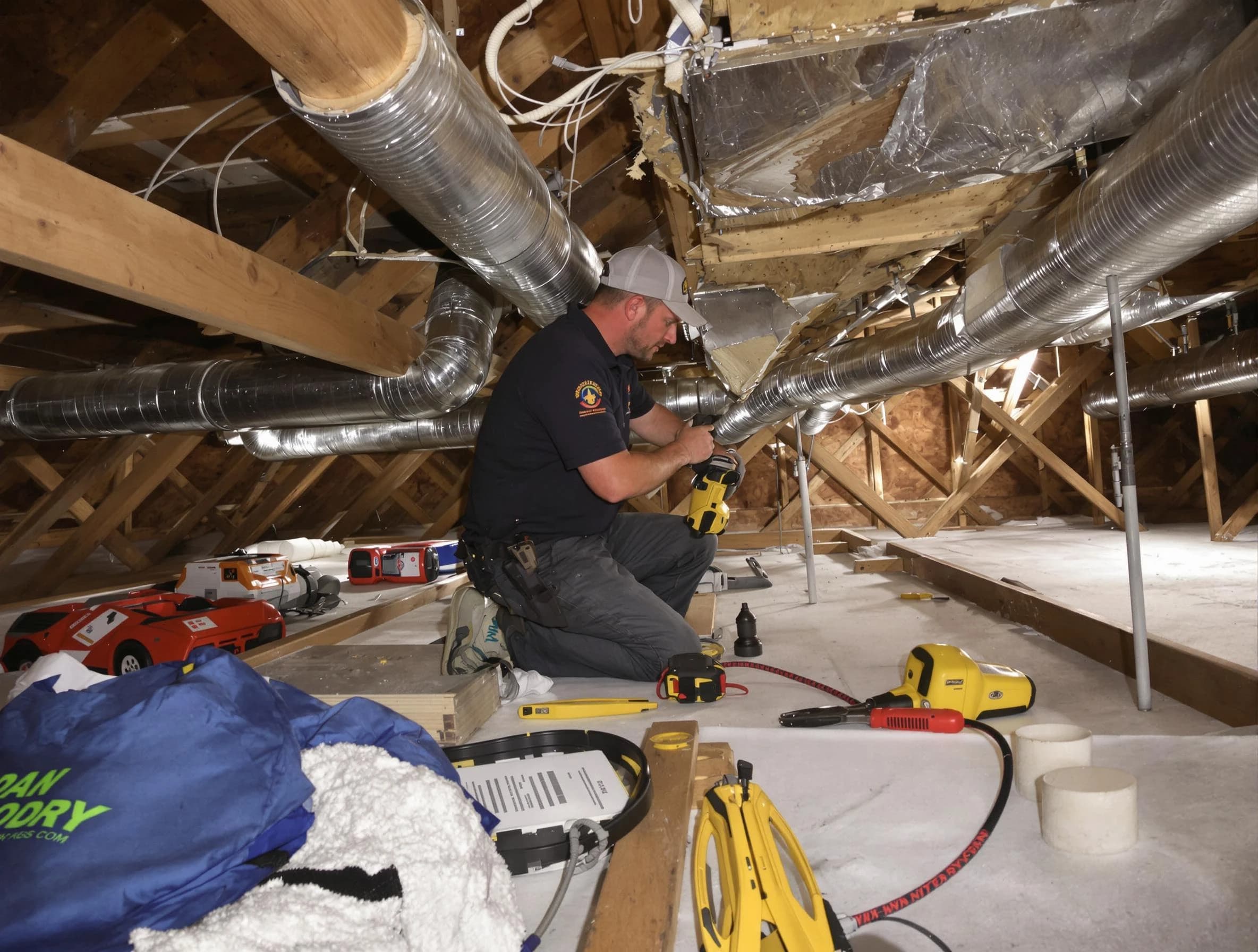 Professional air duct repair by South Fayette Air Duct Cleaning in South Fayette