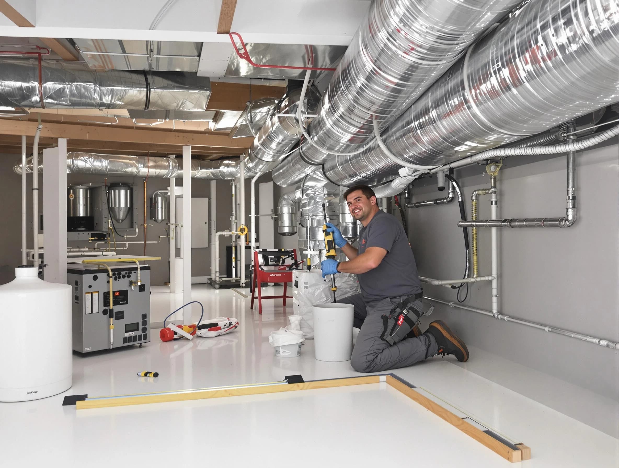 Professional duct sealing service by South Fayette Air Duct Cleaning in South Fayette