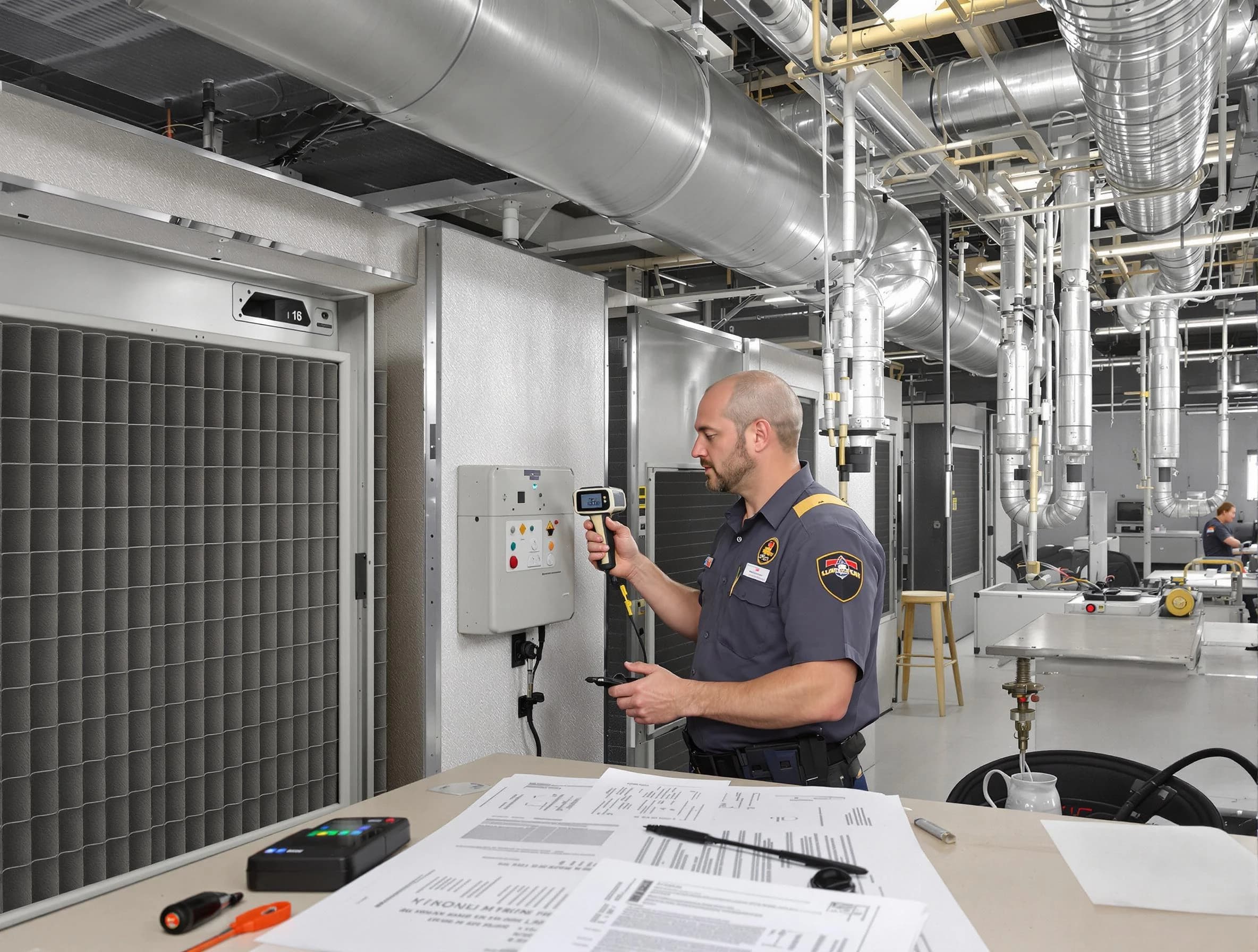 Professional filter system inspection by South Fayette Air Duct Cleaning in South Fayette