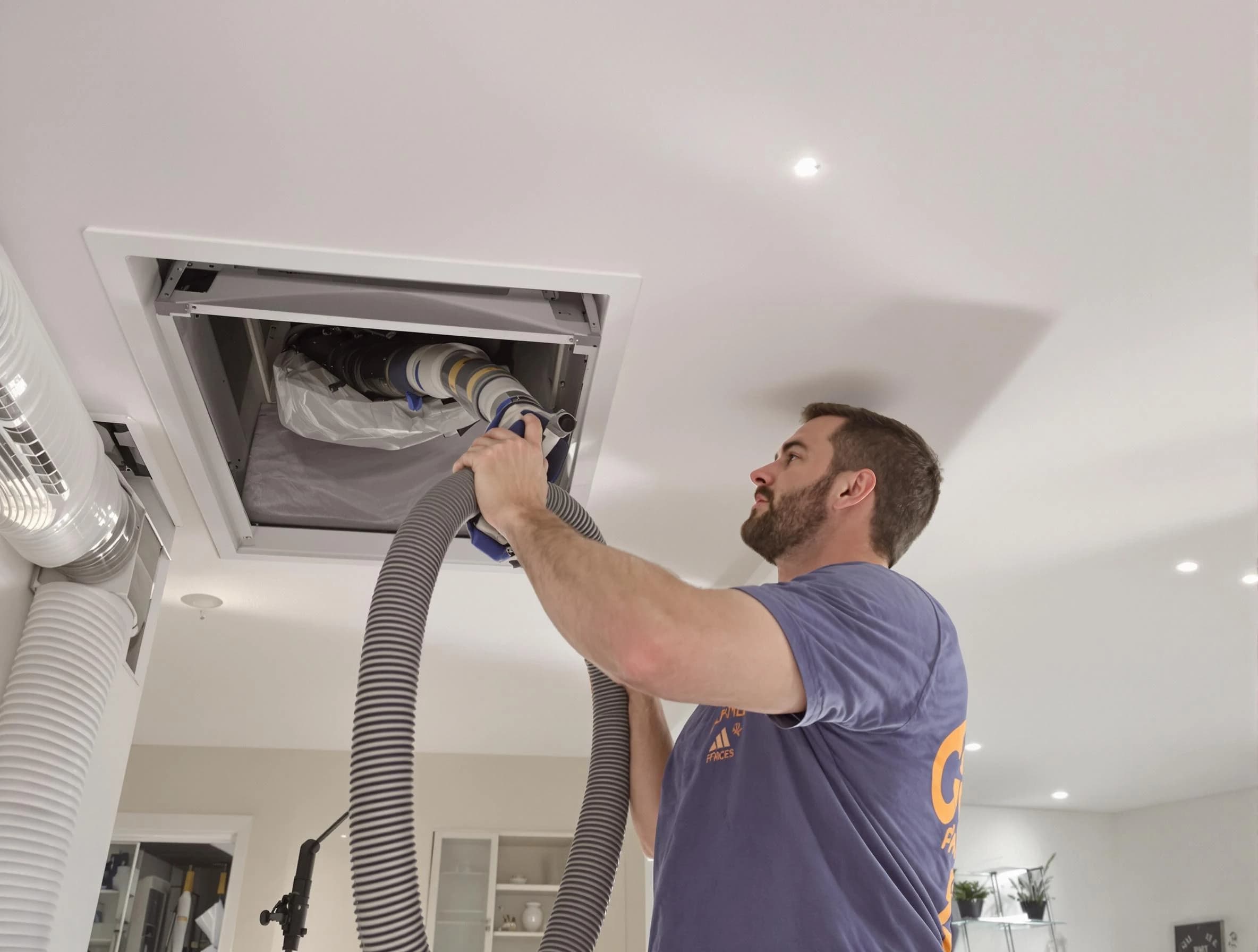Precision indoor duct cleaning by South Fayette Air Duct Cleaning in South Fayette