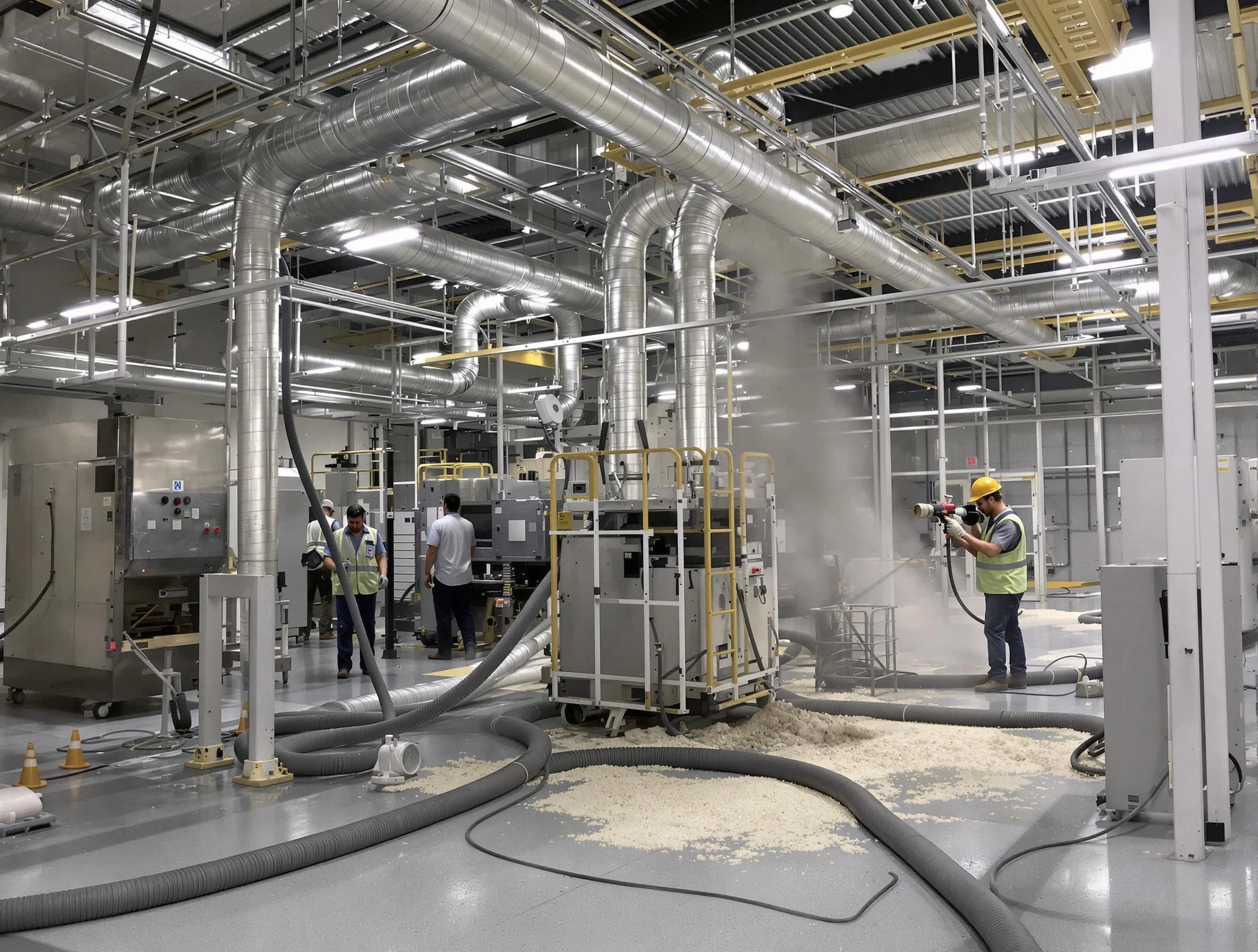 Heavy-duty industrial duct cleaning by South Fayette Air Duct Cleaning in South Fayette