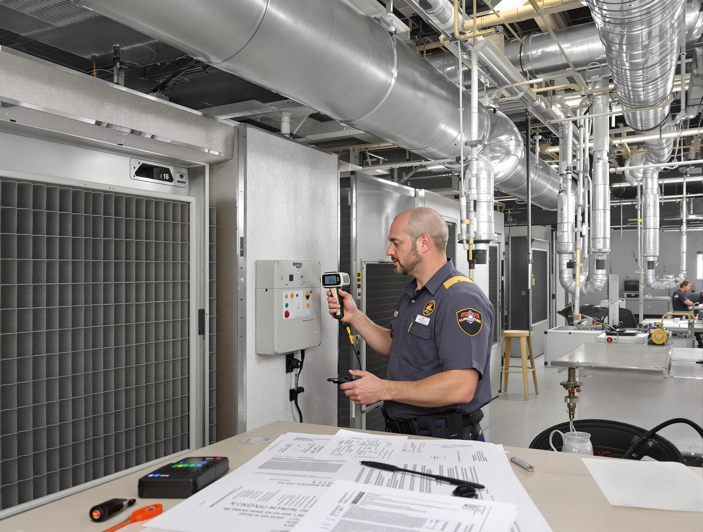 Professional filter system inspection by South Fayette Air Duct Cleaning in South Fayette